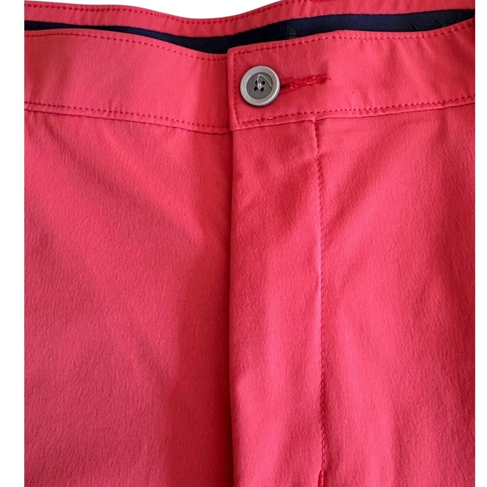 Southern Tide brrr‎ Performance Shorts Mens 40 Coral Pink Cooling Stretch Golf